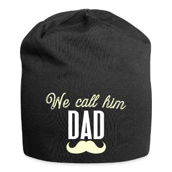Dad - Jersey-Beanie - Schwarz - Vorne