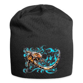 petit triton bleu - Bonnet en jersey - noir - Devant