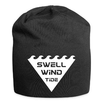 Surfing Surfboard Surfer Geschenkidee - Jersey-Beanie - Schwarz - Vorne