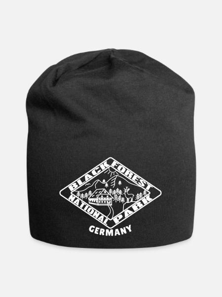 Schwarzwald National Park Wanderer Schwarzwälder - Jersey-Beanie - Schwarz