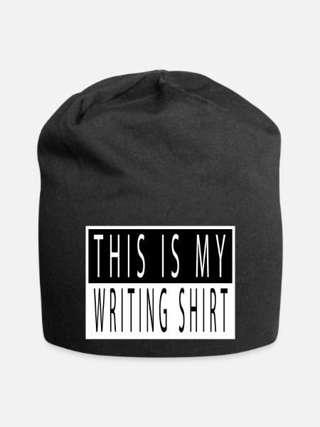 blogger fun present joke bicycle article school - Jersey-Beanie - Schwarz