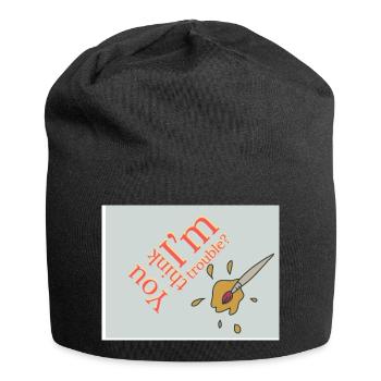 Trouble! - Jersey Beanie - black - Front