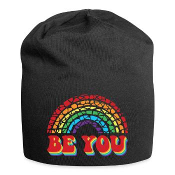 LGBTQ Be You Gay Pride LGBT Ally Rainbow Flag - Bonnet en jersey - noir - Devant