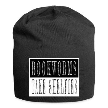 quotes quote readers bookish stuff love sayings - Jersey Beanie - black - Front