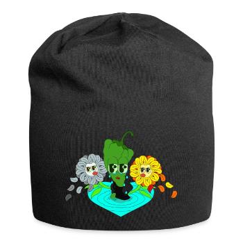 TRÄNE - Jersey-Beanie - Schwarz - Vorne