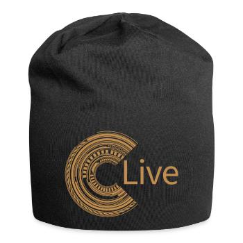Für Live - Jersey-Beanie - Schwarz - Vorne