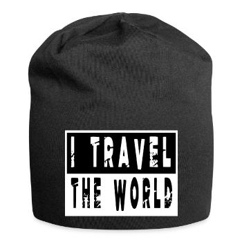 cool fun family holiday artistic - Jersey Beanie - black - Front