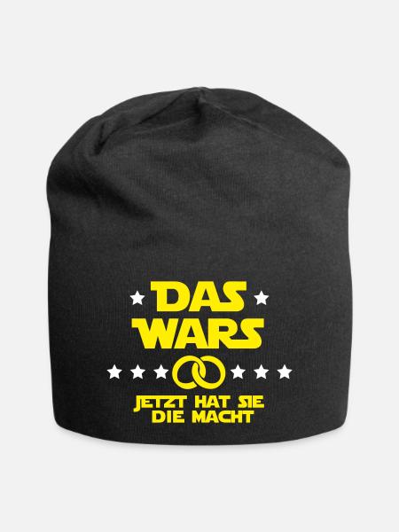 Das wars - Jersey-Beanie - Schwarz