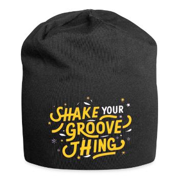 Shake your groove thing - Jersey-Beanie - Schwarz - Vorne