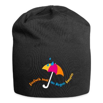 Dancing in the rain - Jersey Beanie - black - Front