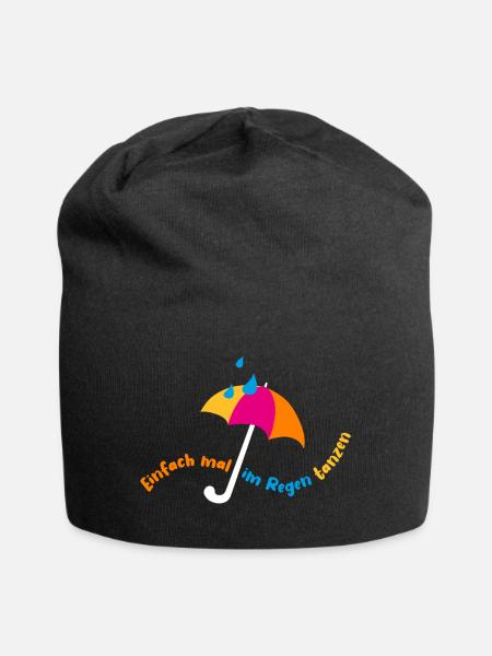 Danser sous la pluie - Bonnet en jersey - noir
