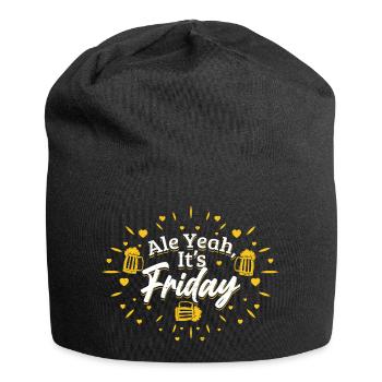 Ale Yeah, It’s Friday Homebrew Brewer Craft Beer - Jersey-Beanie - Schwarz - Vorne