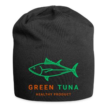 GREEN Tuna - Jersey-Beanie - Schwarz - Vorne