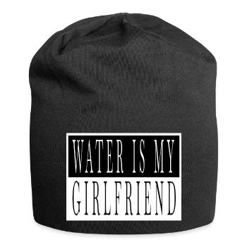 awesome statement swim hoodies and sweatshirts - Jersey Beanie - black - Front