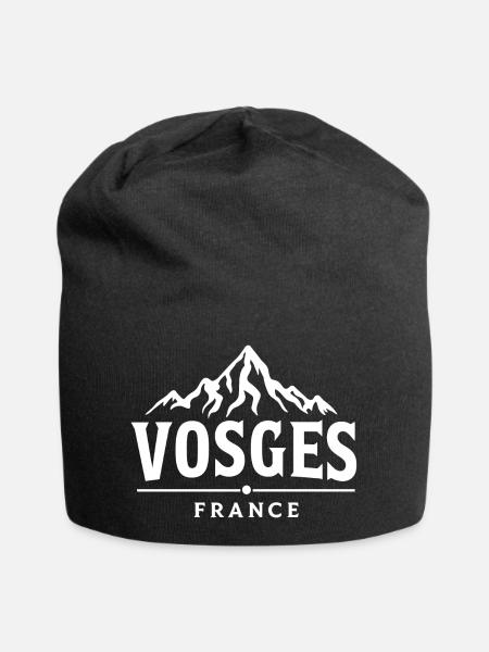 Vosges - France - Bonnet en jersey - noir