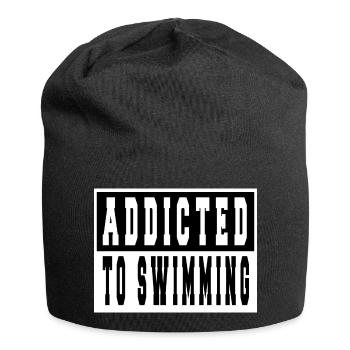 bicycle swim hoodies and sweatshirts statement - Jersey Beanie - black - Front
