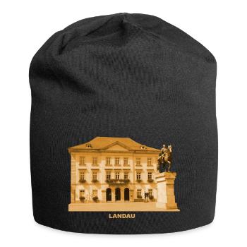 Landau, Palatinat, Mairie, Neckar, Rhénanie-Palatinat - Bonnet en jersey - noir - Devant
