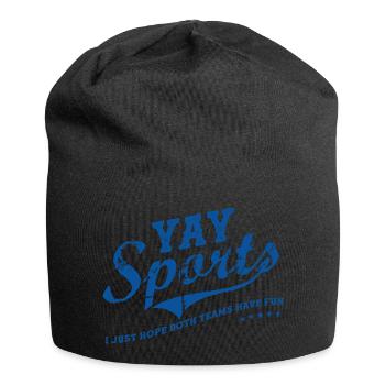 Yay Go Sports! Funny Sports - Jersey Beanie - black - Front