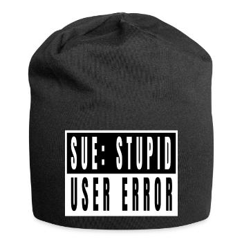 code de piratage codage codage devis informatique - Bonnet en jersey - noir - Devant