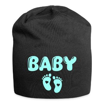 bébé - Bonnet en jersey - noir - Devant