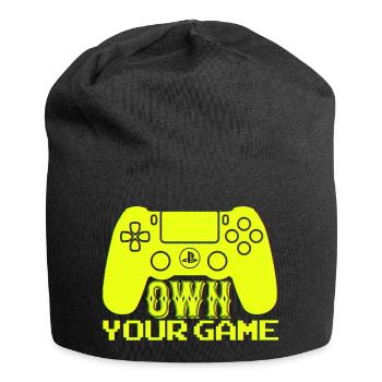 Gamer Game Play Online Computer Gaming Arcade Neon - Jersey Beanie - black - Front