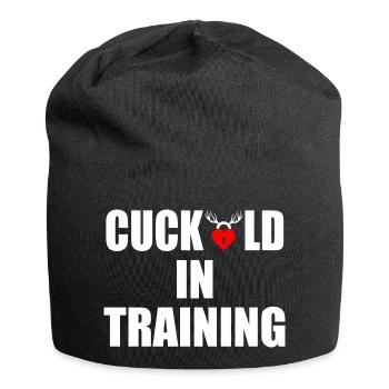 cuckold in training - Jersey-Beanie - Schwarz - Vorne