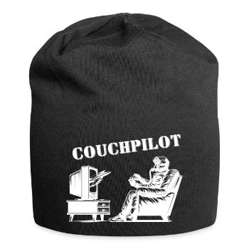 Couchpilot - Bonnet en jersey - noir - Devant