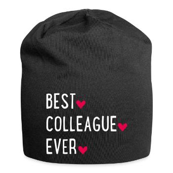 Bester Kollege - Jersey-Beanie - Schwarz - Vorne