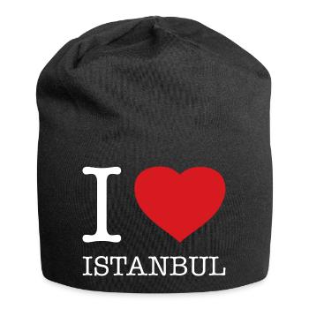 J’ADORE ISTANBUL - Bonnet en jersey - noir - Devant