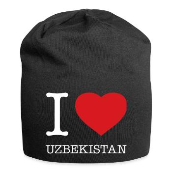 J’ADORE L’OUZBÉKISTAN - Bonnet en jersey - noir - Devant