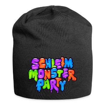 Slime Monster Party - Jersey Beanie - black - Front