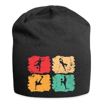 Fußball-Vintage – Solar Pulse - Jersey-Beanie - Schwarz - Vorne