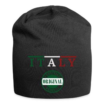 Italienischer Stolz, Flagge von Italien - Jersey-Beanie - Schwarz - Vorne