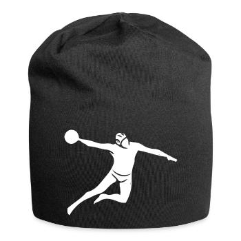 Lancer de puissance de water-polo - Bonnet en jersey - noir - Devant