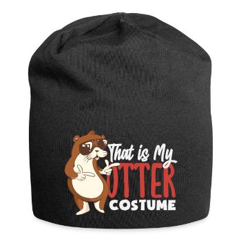 Seeotter Kostüm - Jersey-Beanie - Schwarz - Vorne