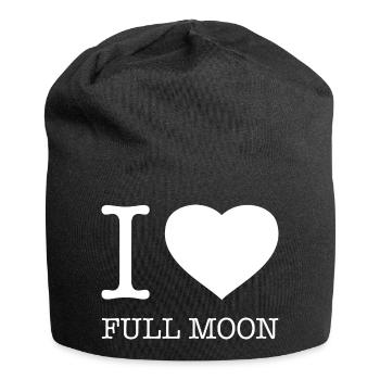 J’adore Pleine lune Vollmond - Bonnet en jersey - noir - Devant