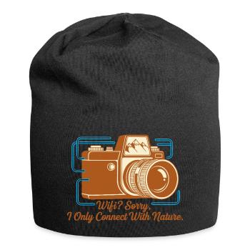 Nature instead of Wi-Fi - Jersey Beanie - black - Front
