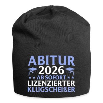 Abitur passed in 2026 Passed final exam - Jersey Beanie - black - Front