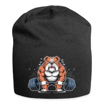 Power bulldog lifting - Jersey Beanie - black - Front