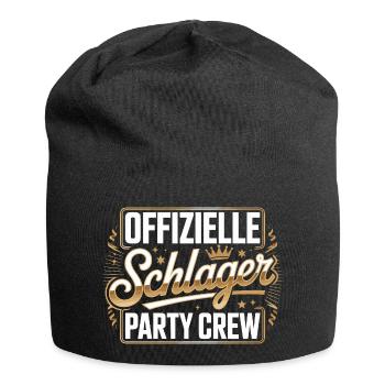 Schlager Party Crew Mallorca Festival JGA Malle - Jersey-Beanie - Schwarz - Vorne