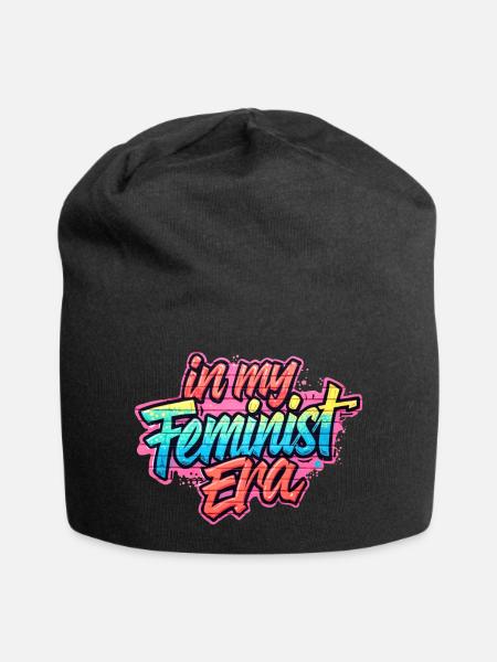 In my Feminist Era - Jersey-Beanie - Schwarz