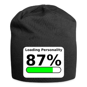 Loading Personality 87% – Nerdy Statement Tee - Jersey-Beanie - Schwarz - Vorne