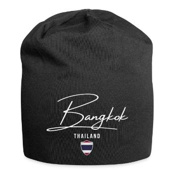 Bangkok Thailand, elegant design Bangkok - Jersey Beanie - black - Front