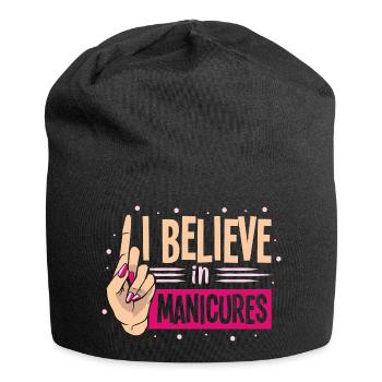 Nail Designer Nail Designer Cosmetics Nail Salon - Jersey Beanie - black - Front