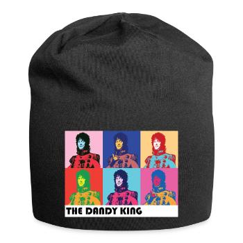 Dandy King Pop Art Portrait - Bonnet en jersey - noir - Devant