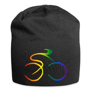 Bicycle Rainbow - Jersey Beanie - black - Front