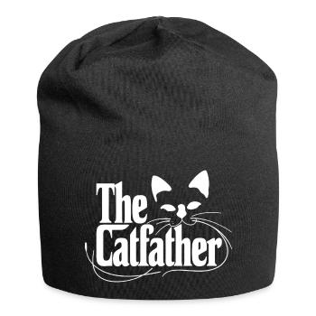 Cat Dad Logo Parody Godfather Godfather Godfather - Jersey Beanie - black - Front