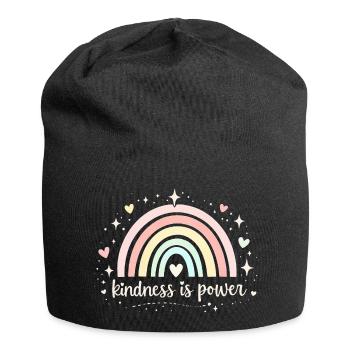 La gentillesse est un pouvoir Don inspirant pour un travailleur social - Bonnet en jersey - noir - Devant