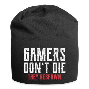 Gamers Respawn - Jersey-Beanie - Schwarz - Vorne