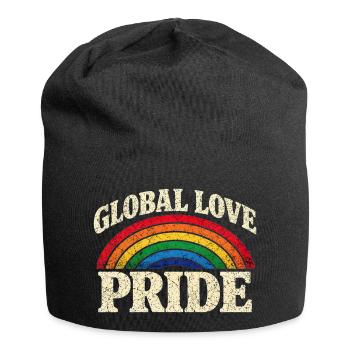 Global Love Pride Rainbow Tri-blend T-Shirt - Jersey Beanie - black - Front